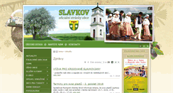 Desktop Screenshot of obecslavkov.cz
